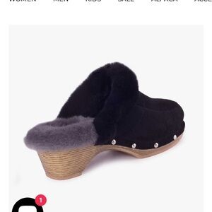 Cloud Nine - Black and Gray Monica Clog